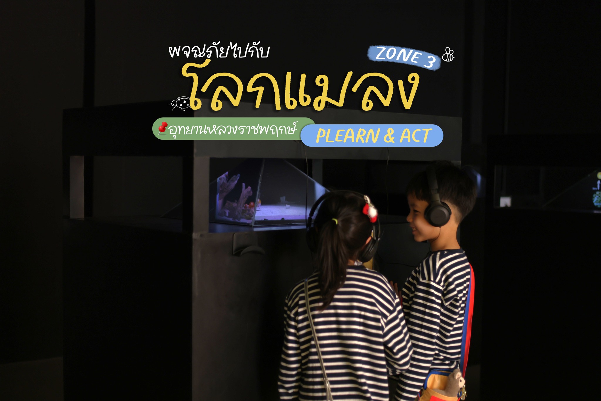 ʚɞผจญภัยในโลกแมลงโซน3ที่อาคารโลกแมลงอุทยานหลวงราชพฤกษ์